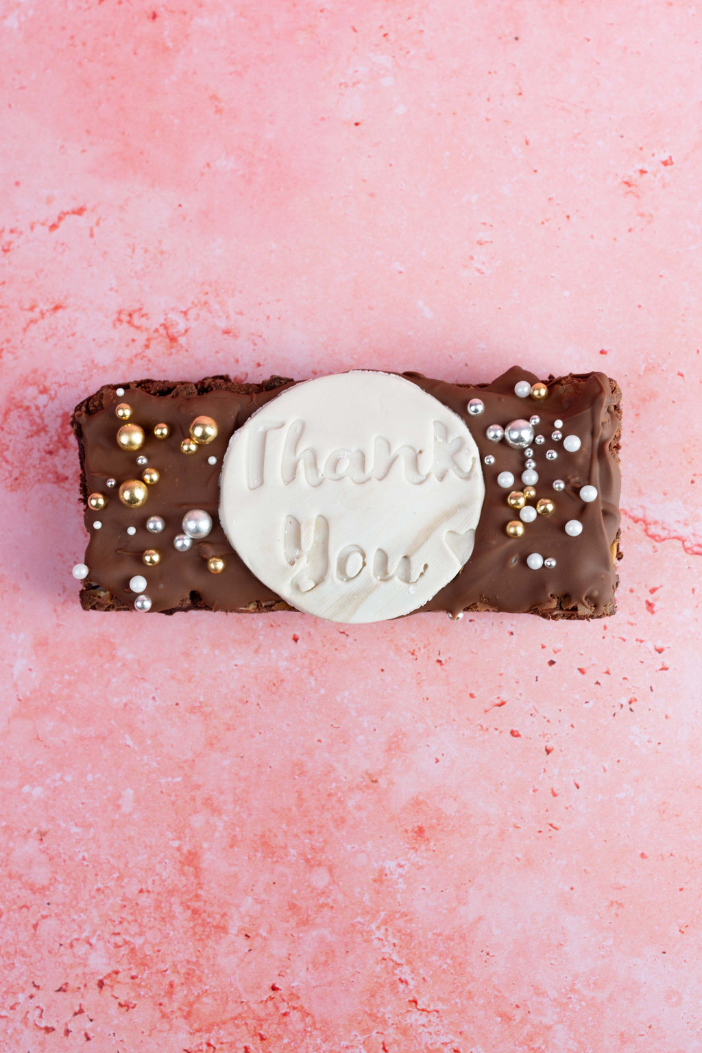 Personalised Message Brownie Slab
