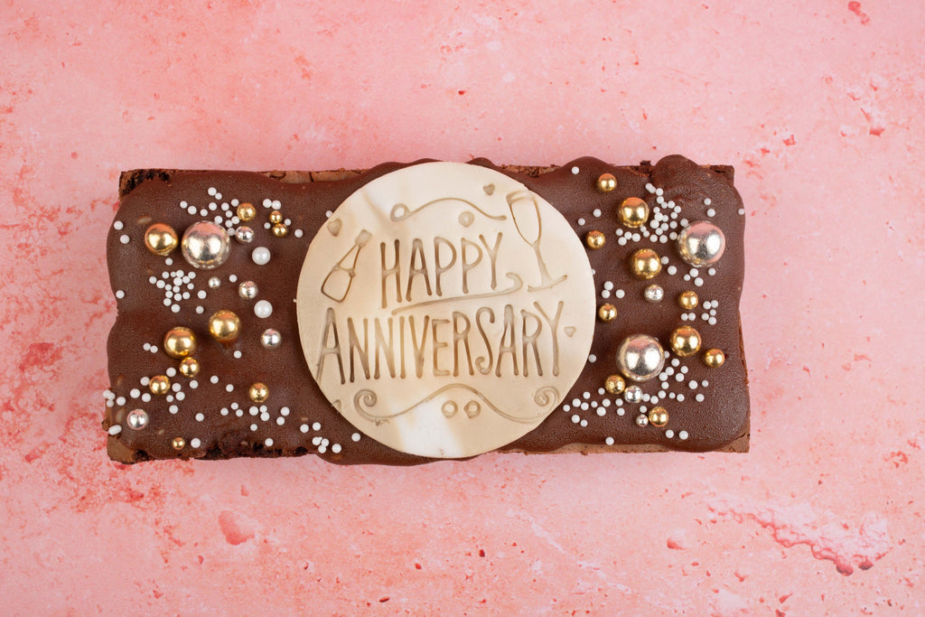 Personalised Message Brownie Slab