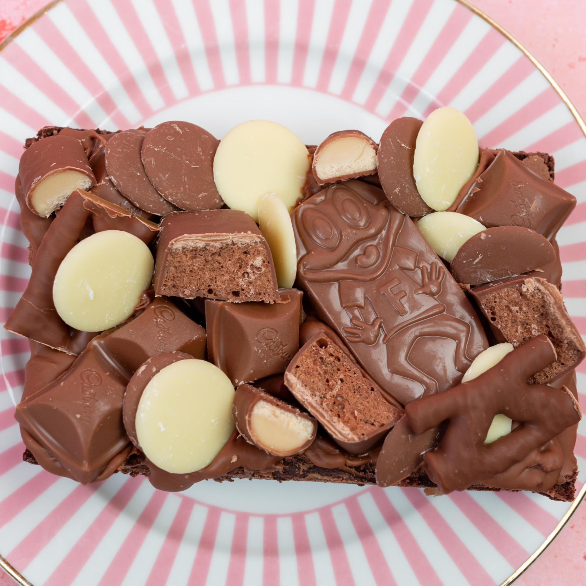Loaded Cadbury Brownie Slab