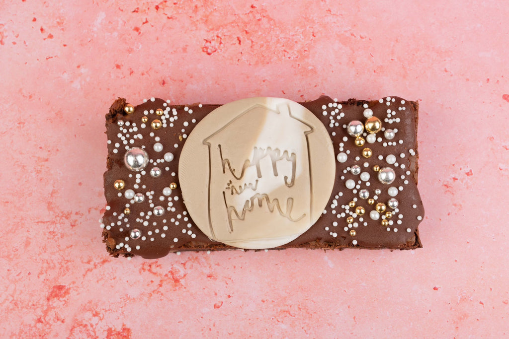 Personalised Message Brownie Slab