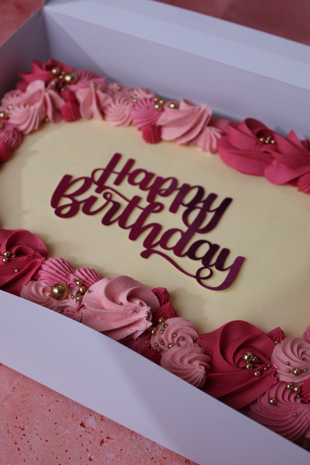 Happy Birthday Sheet Cake
