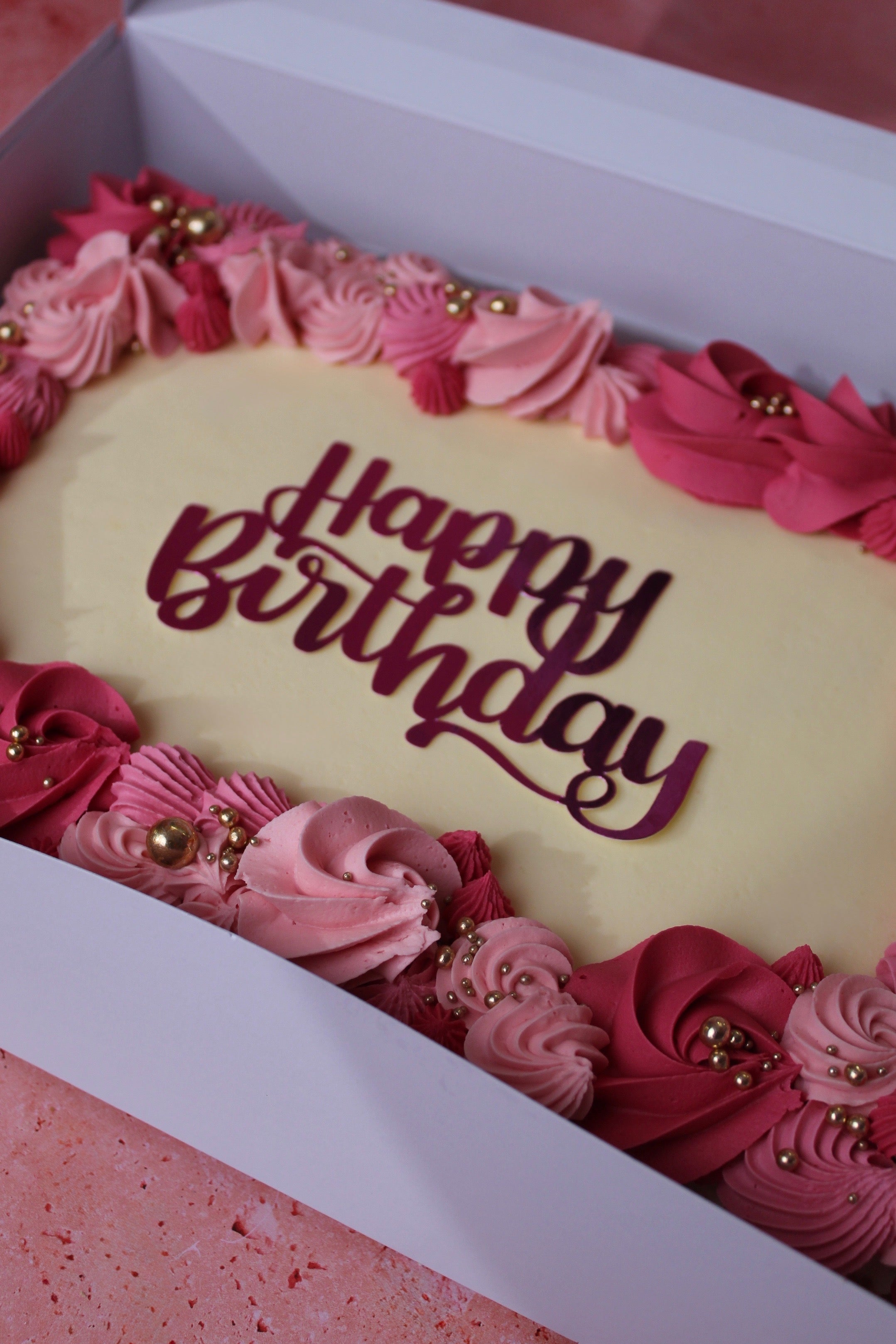 Happy Birthday Sheet Cake