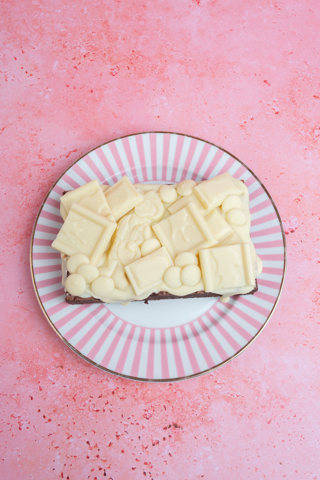 Loaded Milkybar Brownie Slab