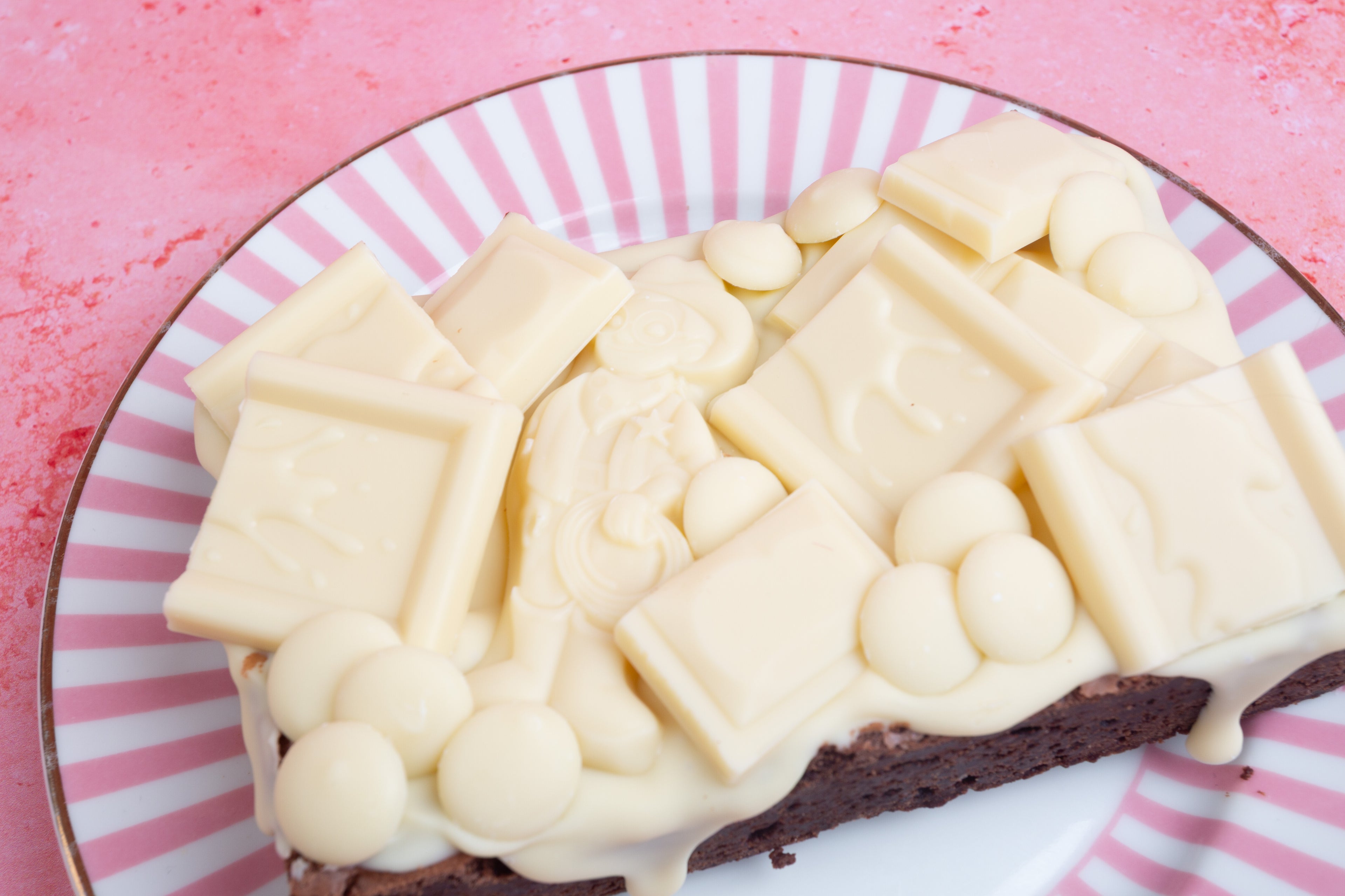 Loaded Milkybar Brownie Slab