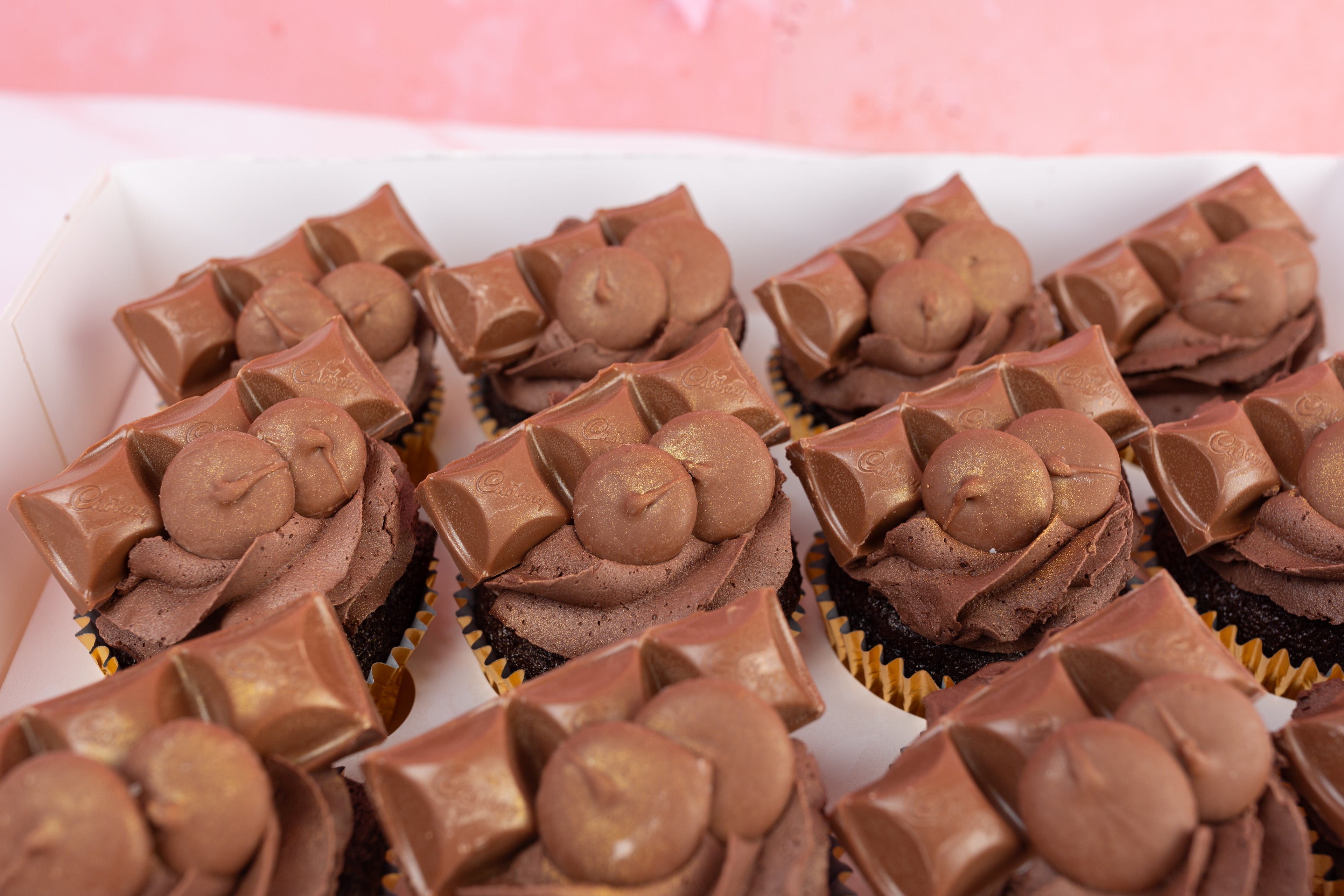 12 Chocolate Cupcakes