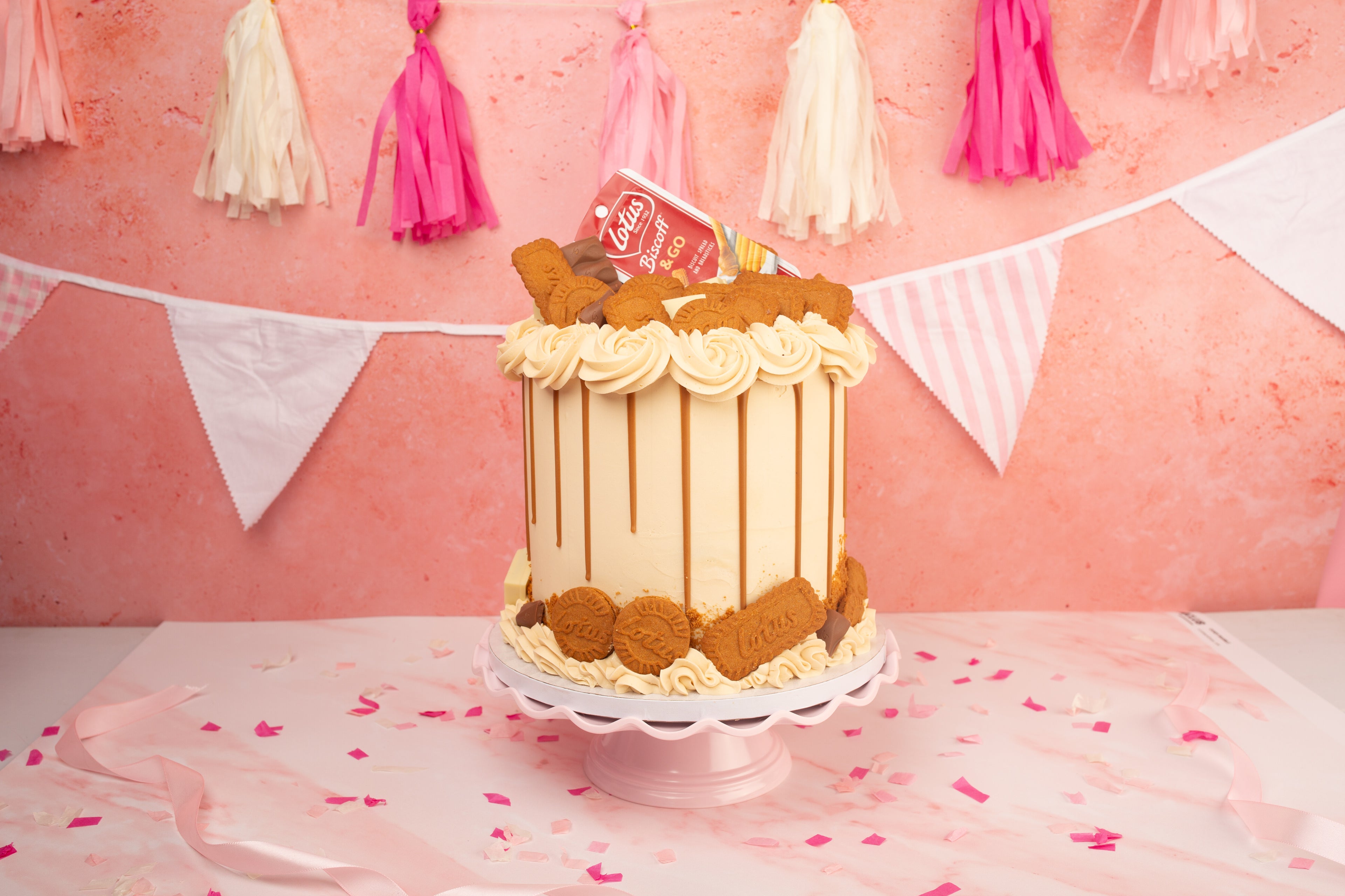 Biscoff Overload Cake