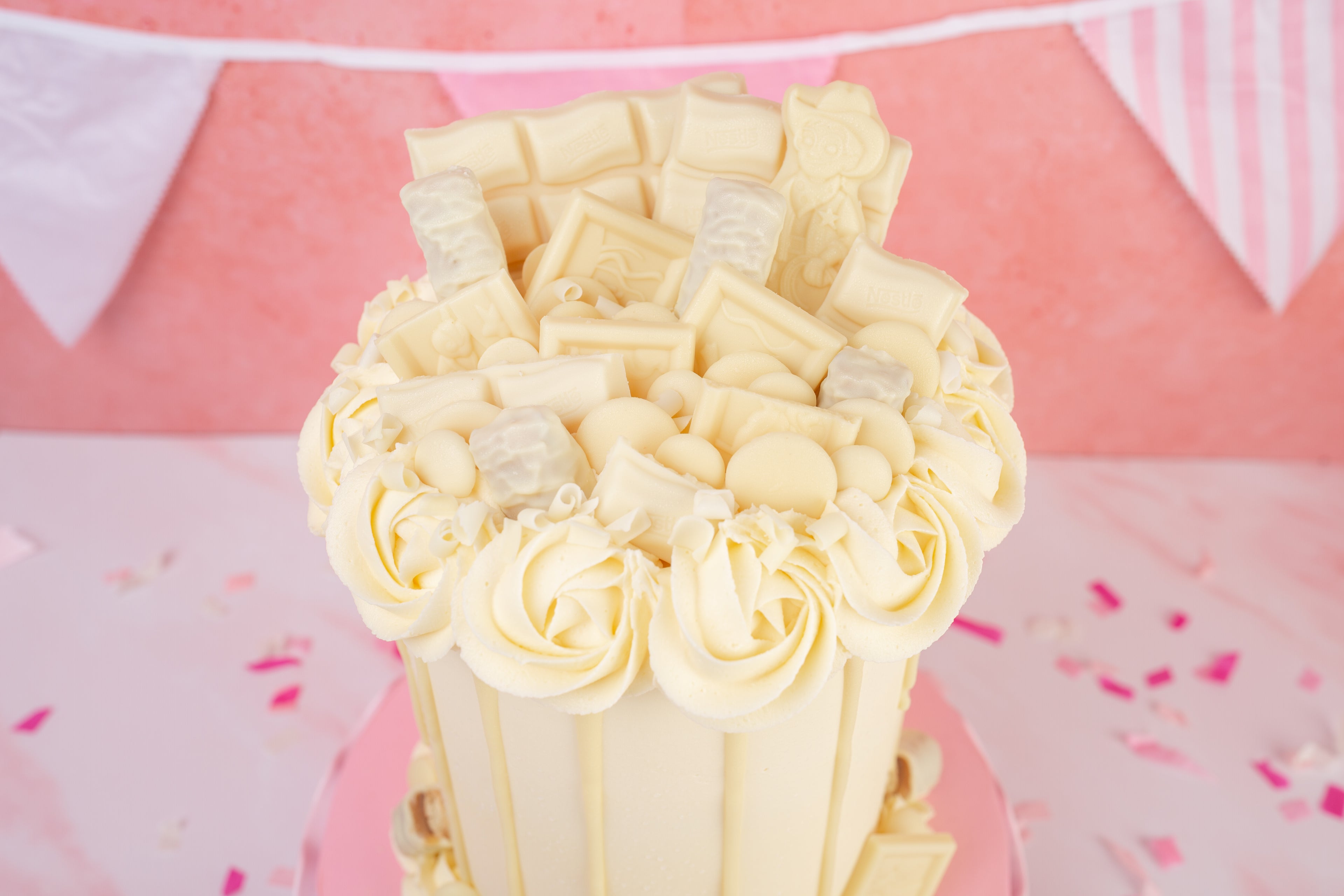 White Chocolate Overload Cake